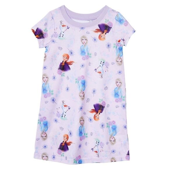 NEW! NWT DISNEY FROZEN PJ Night Gown 3 Piece set - Picture 5 of 7